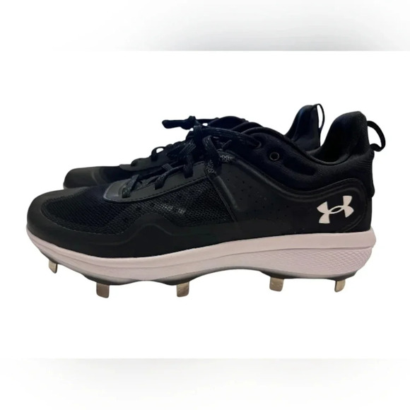 Under Armour Mircotips Cleets Black Size 9.5 - Picture 7 of 9